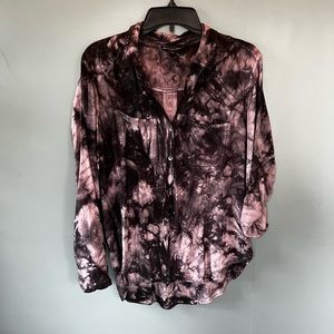 Tie dye, rock and republic brand, size small, women’s button-down